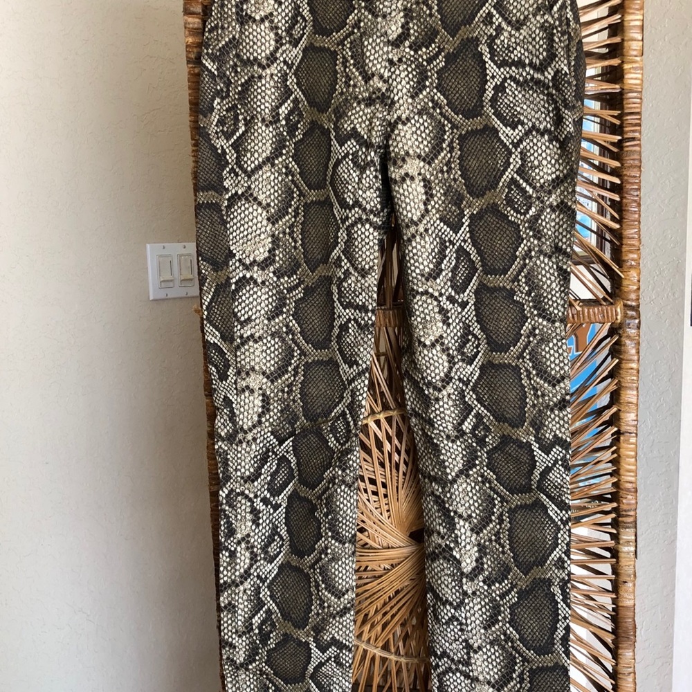 Michael Kors snake pattern pants